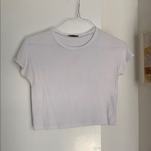 Whit zara crop tee worn once!